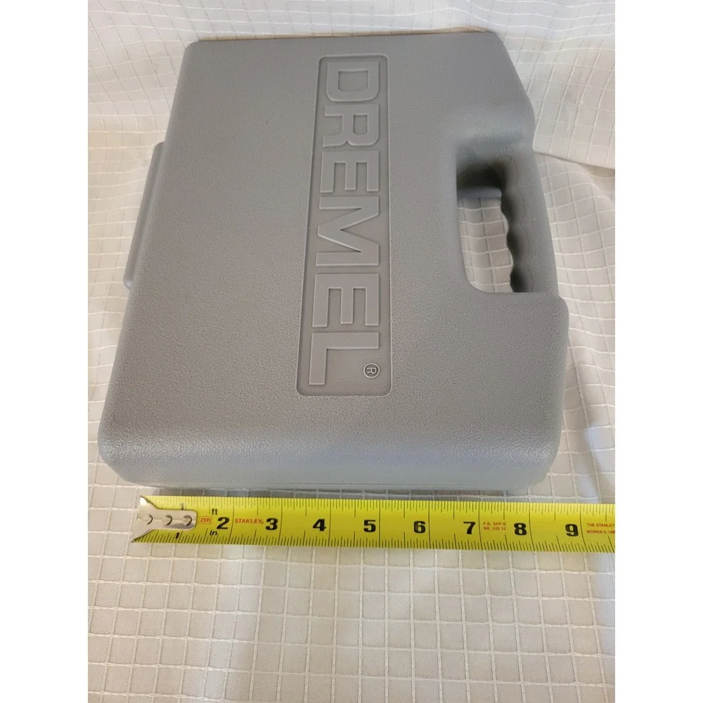 Dremel Rotary Tool Hard Carrying Case Gray Plastic Storage Box 11x8x3